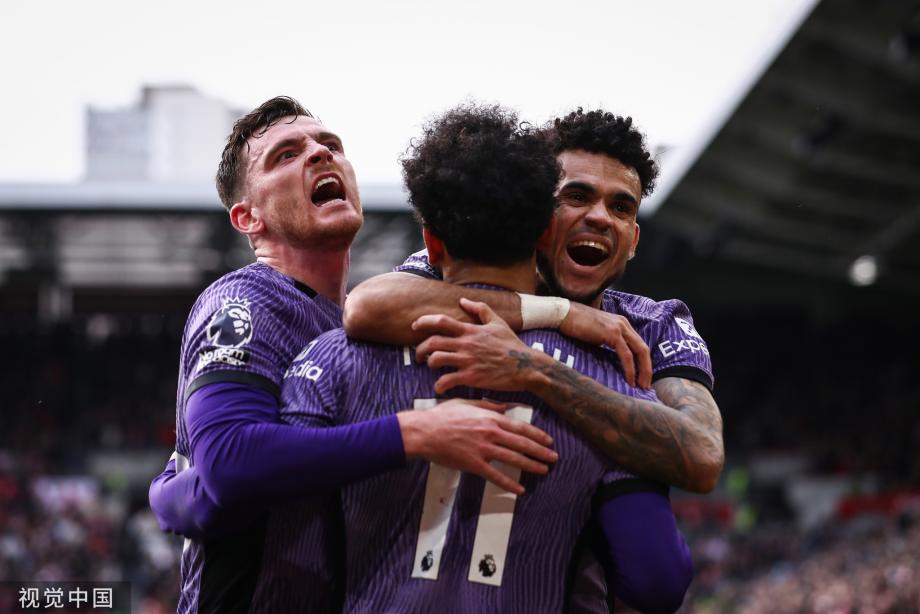 萨拉赫传射建功 利物浦4-1布伦特福德迎连胜