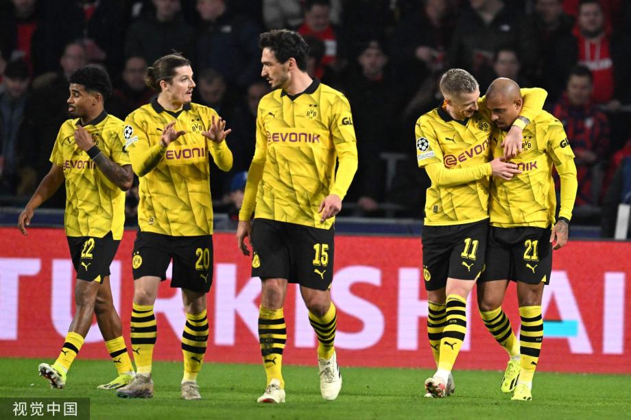 马伦破门胡梅尔斯送点 多特蒙德1-1埃因霍温