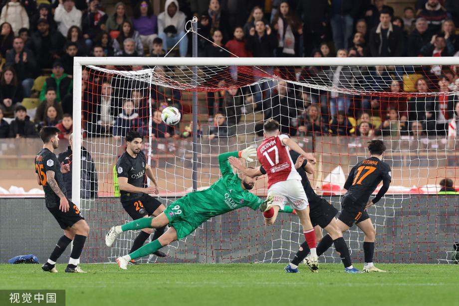 法甲-多纳鲁马救险 巴黎0-0摩纳哥12分领跑