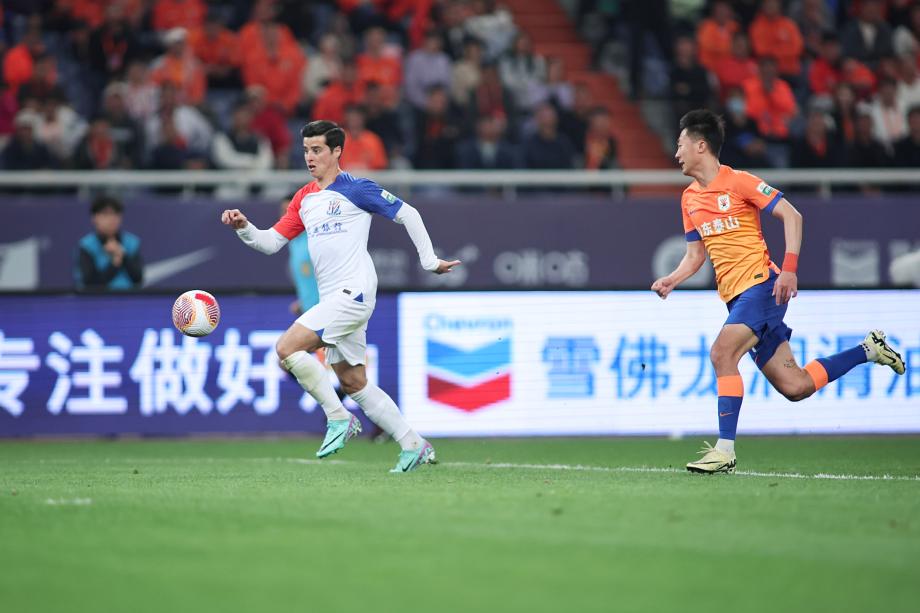 中超-特谢拉双响徐皓阳世界波 申花3-0力克泰山