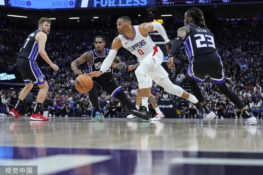 小萨博尼斯22+20威少20分 快船3连胜遭国王终结