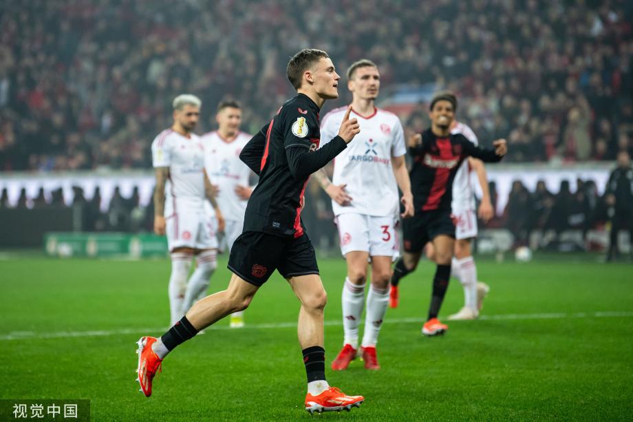 40场不败！勒沃库森4-0杜塞尔多夫晋级德国杯决赛