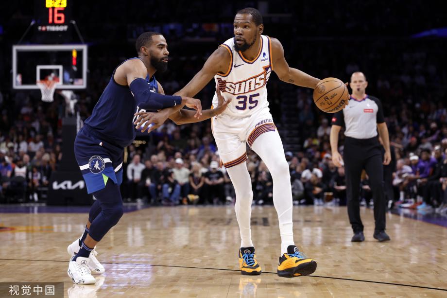 杜兰特22+6+6 太阳五人得分上双主场力擒森林狼