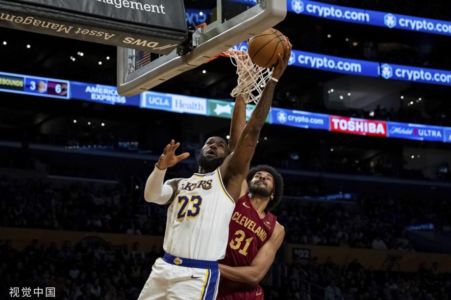 詹姆斯24+12戴维斯22+13 湖人克骑士4连胜