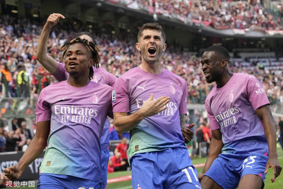 普利西奇世界波 米兰3-0莱切积分榜排第2