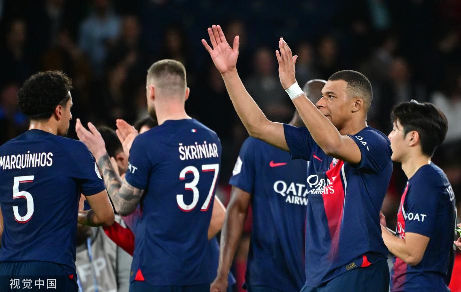 贡萨洛-拉莫斯破门 巴黎1-1克莱蒙24轮不败