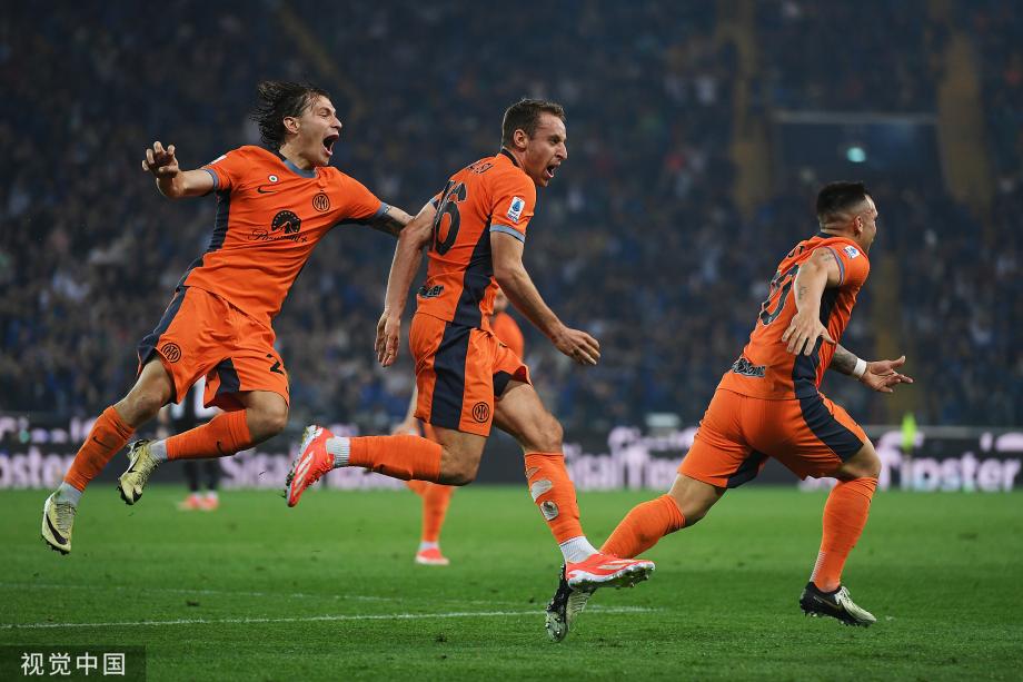 弗拉泰西绝杀 国米2-1逆转乌迪内斯继续领跑