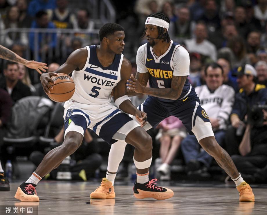 约基奇41+11+7爱德华兹25分 森林狼不敌掘金