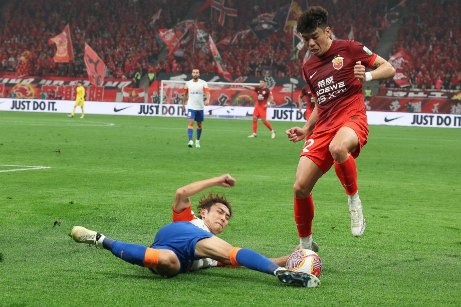 中超-武磊梅开二度 上海海港4-3逆转山东泰山