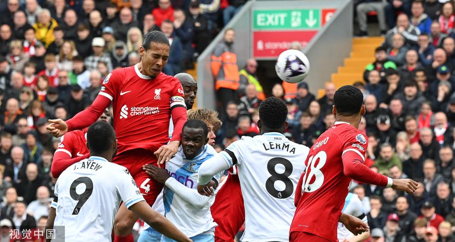 英超-利物浦0-1水晶宫 28场主场不败纪录终结