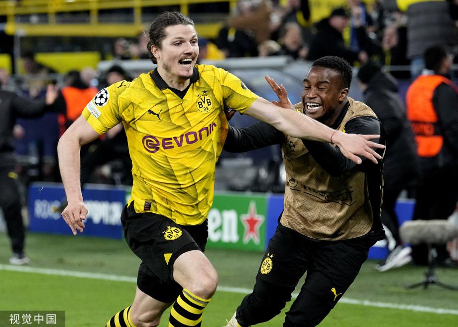 跌宕起伏！萨比策2传1射 多特总分5-4逆转马竞晋级