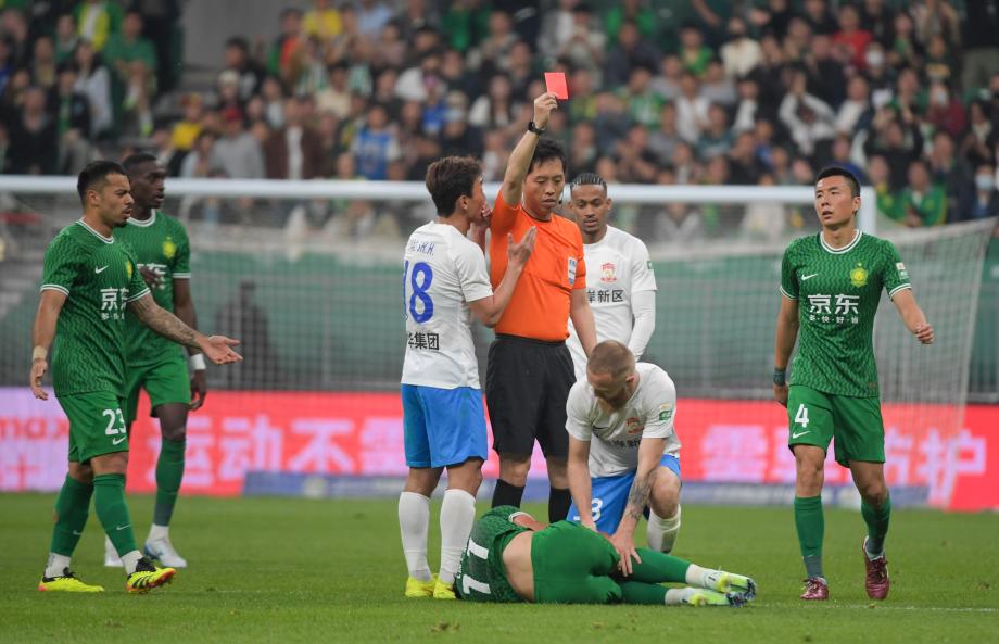 恩加德乌破门李可凌空斩 国安4-1战胜西海岸