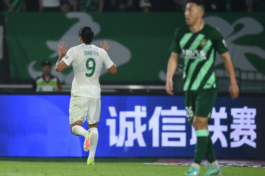 张玉宁破门曹永竞进球 国安客场战胜浙江队