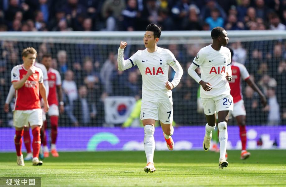 英超-哈弗茨传射萨卡破门 阿森纳客场击败热刺