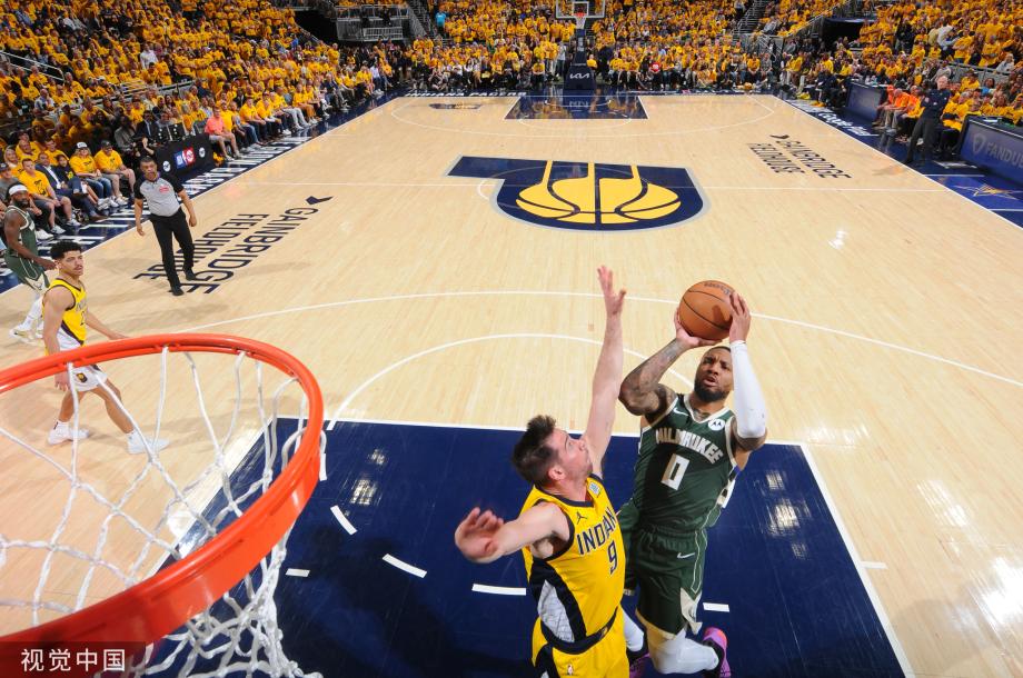 哈利伯顿17+10利拉德复出 步行者4-2淘汰雄鹿