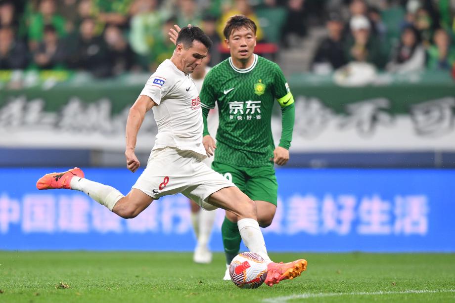 古加破门法比奥建功 北京国安2-1成都蓉城