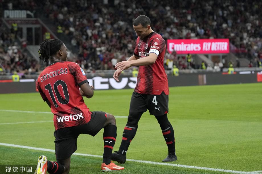 普利西奇双响莱奥传射 米兰5-1大胜卡利亚里