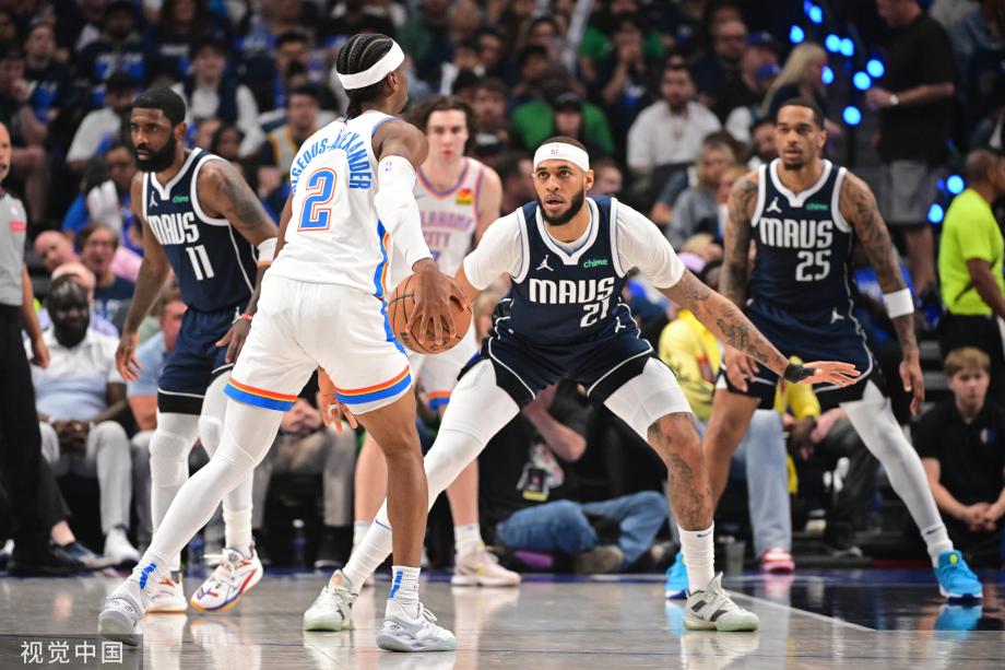 东契奇丢关键罚球 雷霆逆转独行侠总分2-2