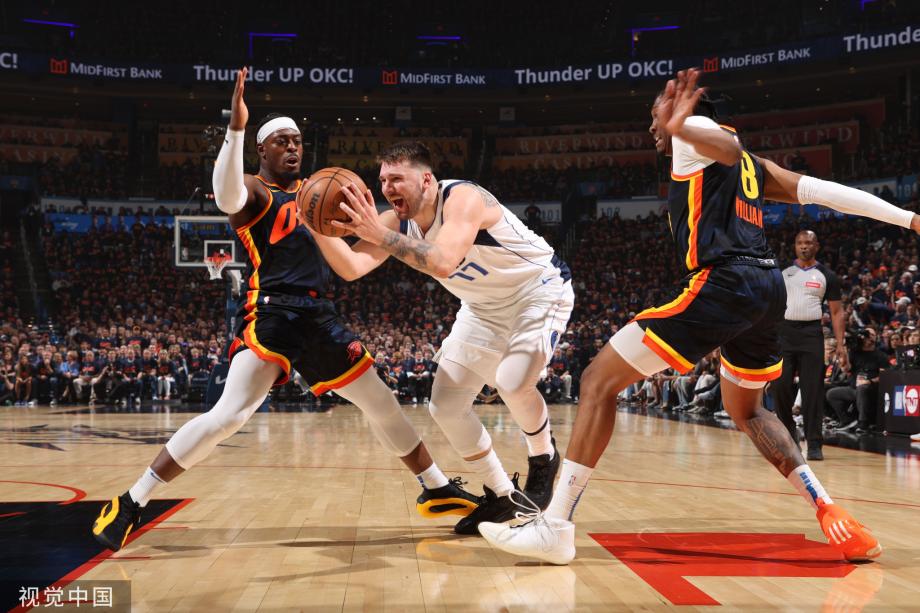 东契奇31+10+11亚历山大30分 独行侠胜雷霆3-2