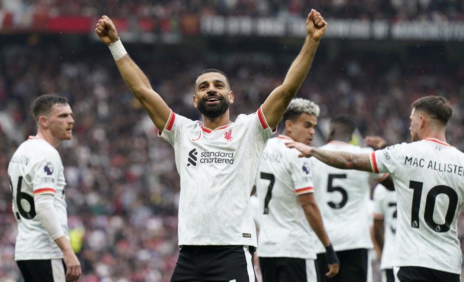 英超-迪亚斯双响萨拉赫传射 曼联0-3利物浦