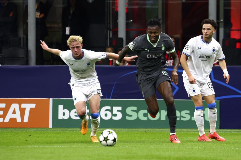 赖因德斯双响普利西奇破门 米兰3-1十人布鲁日