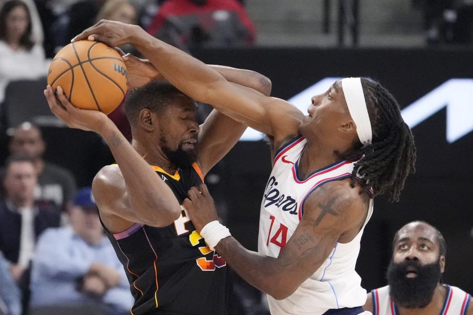 布克40分哈登25+10+13 太阳21分逆转快船