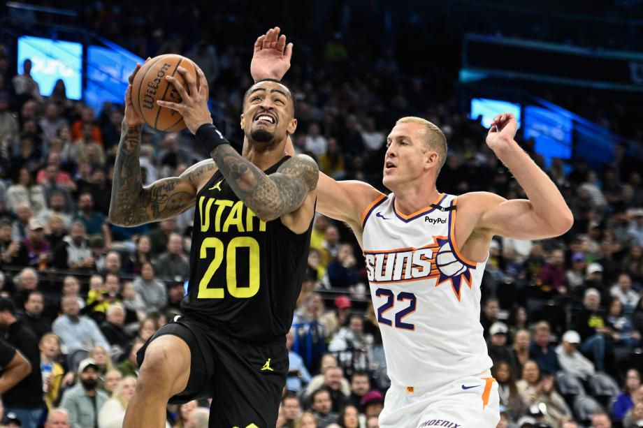 布克31分科林斯29+11 比尔24分太阳胜爵士