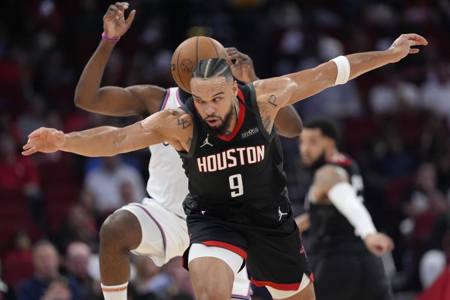 格林21+7哈登战旧主19分 替补发威火箭胜快船