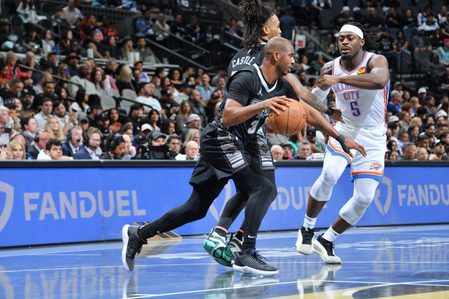 凯尔登22+5亚历山大32+7 马刺击败雷霆