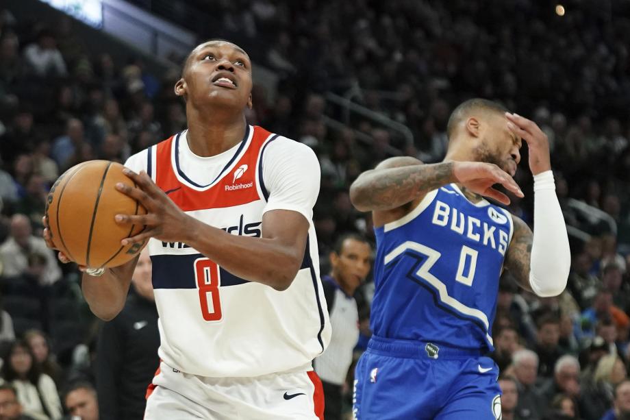 NBA-奇才114-124雄鹿 字母哥42分12板11助