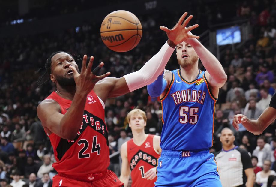 NBA-雷霆129-92猛龙 亚历山大30分