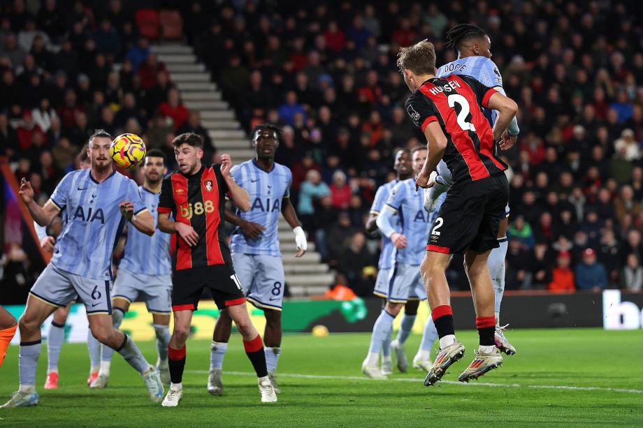 怀森制胜球孙兴慜破门被吹 热刺0-1伯恩茅斯