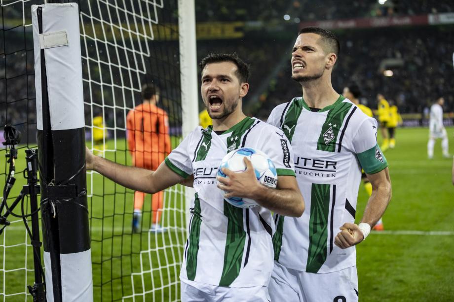 吉腾斯破门格罗斯送点 多特蒙德1-1战平门兴