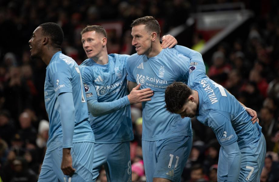 霍伊伦B费破门 曼联2-3诺丁汉森林仍居第13