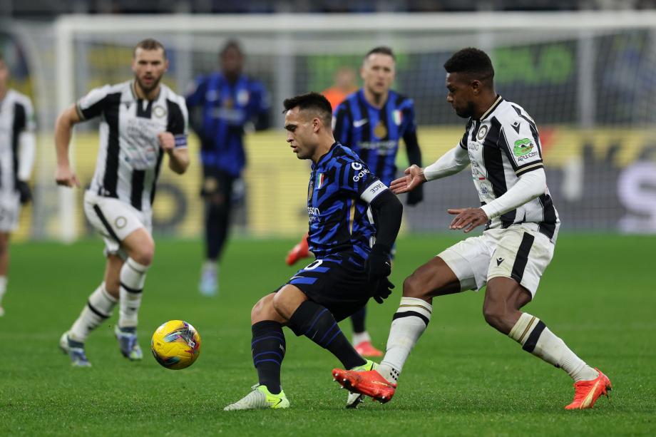 意杯-阿瑙建功 国米2-0乌迪内斯晋级8强