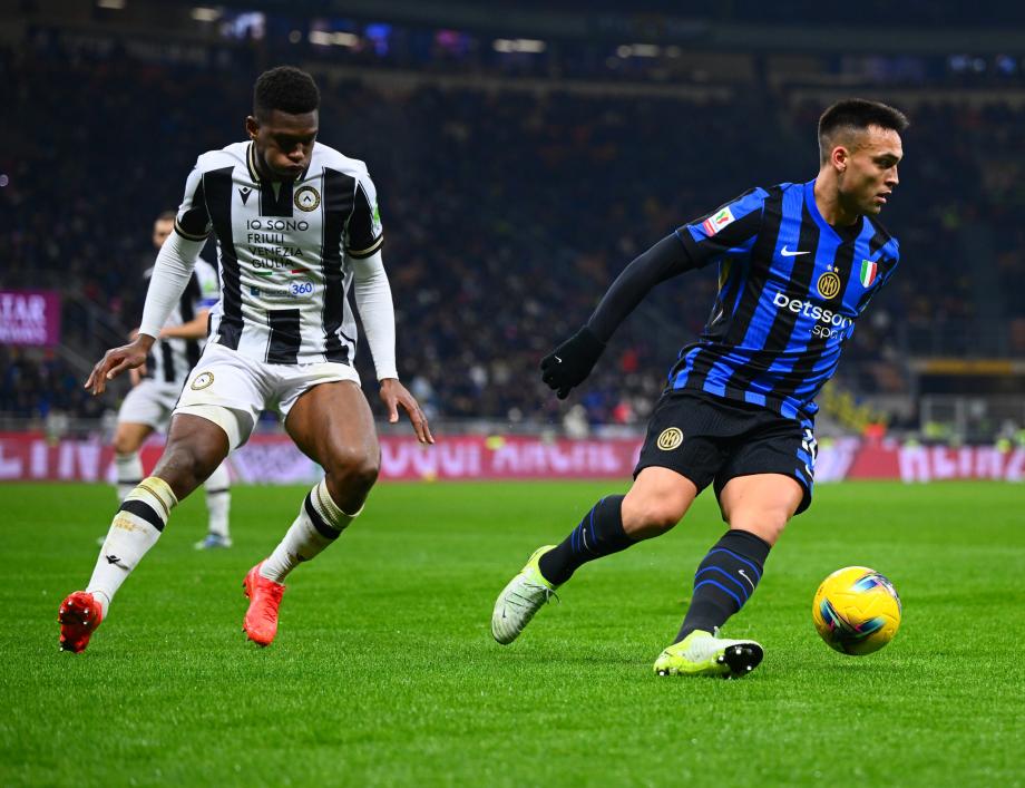 意杯-阿瑙建功 国米2-0乌迪内斯晋级8强