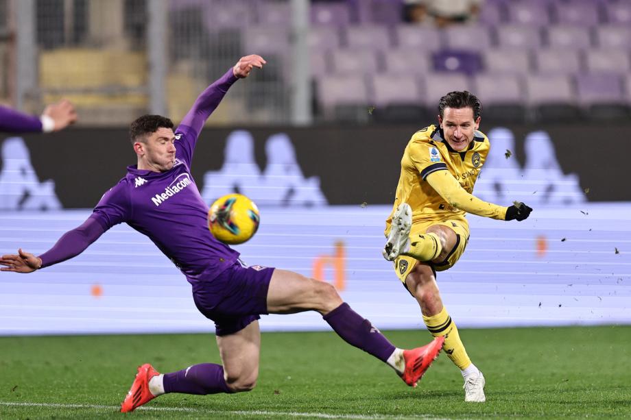 卢卡、托万建功基恩破门 乌迪内斯2-1佛罗伦萨