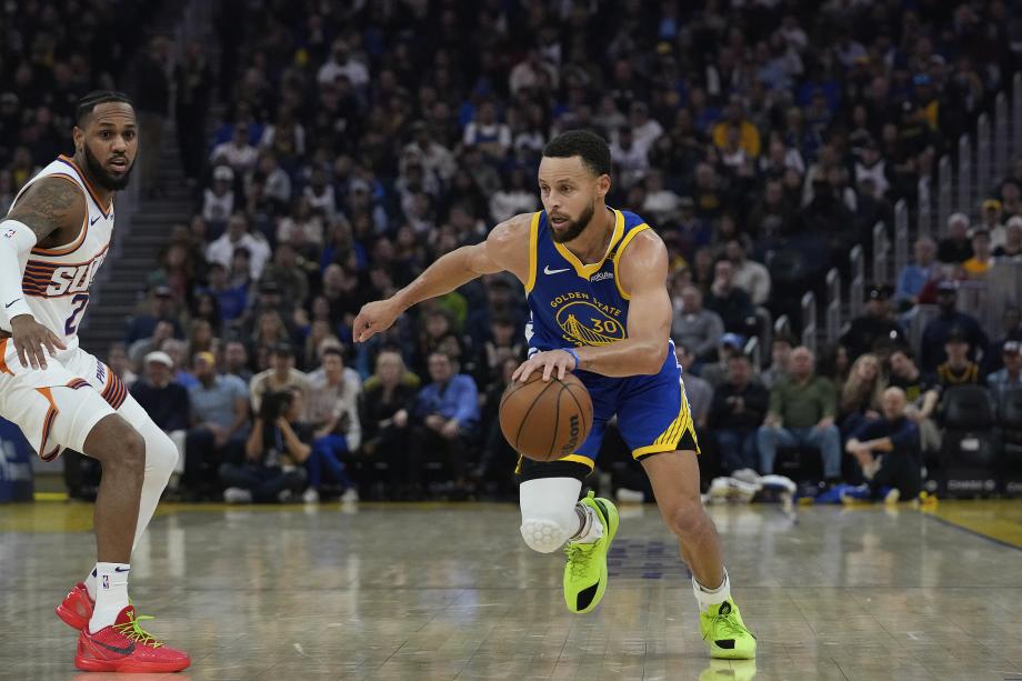 勇士109-105险胜太阳 库里22+6+6 杜兰特31分