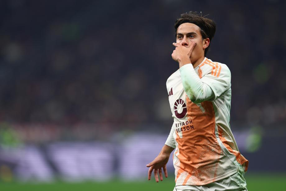 赖因德斯进球迪巴拉破门 米兰主场战平罗马