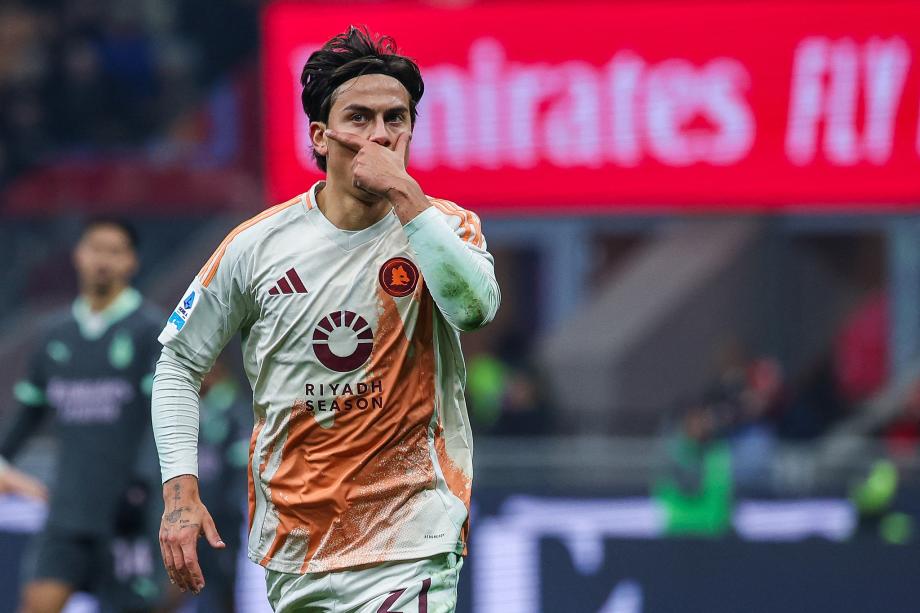 赖因德斯进球迪巴拉破门 米兰主场战平罗马