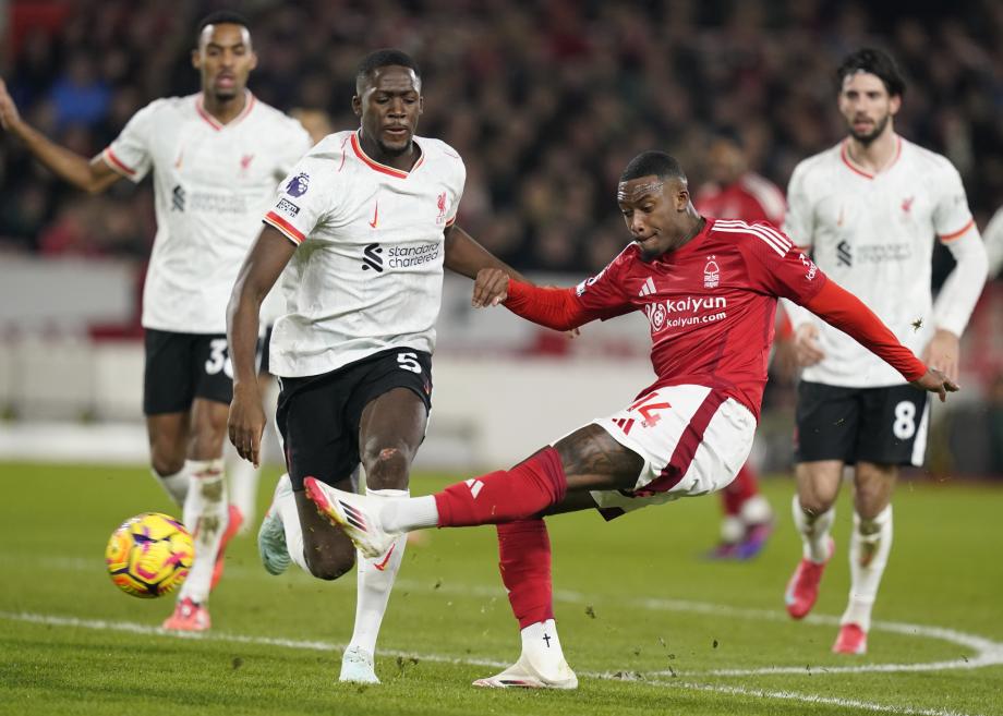 英超-若塔替补救 利物浦1-1森林联赛两连平