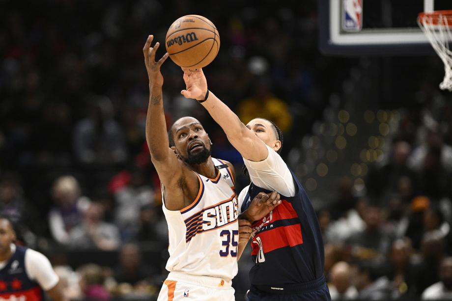 布克37+5杜兰特23分 邓恩两双 奇才8连败