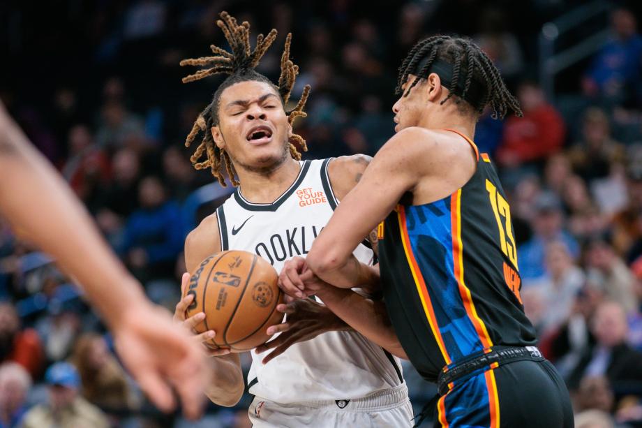 亚历山大27+10约翰逊15分 雷霆大胜篮网