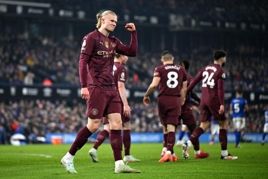 英超-哈兰德破门福登2射1传 曼城6-0伊普斯维奇