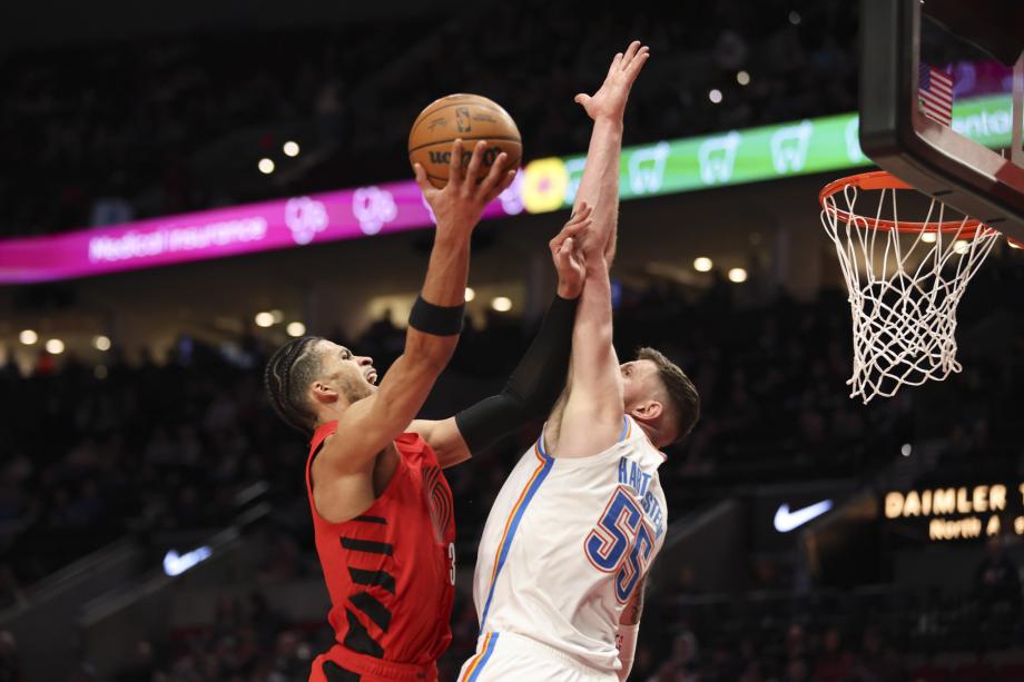 亚历山大35分杰威24+5+8 雷霆终结开拓者4连胜