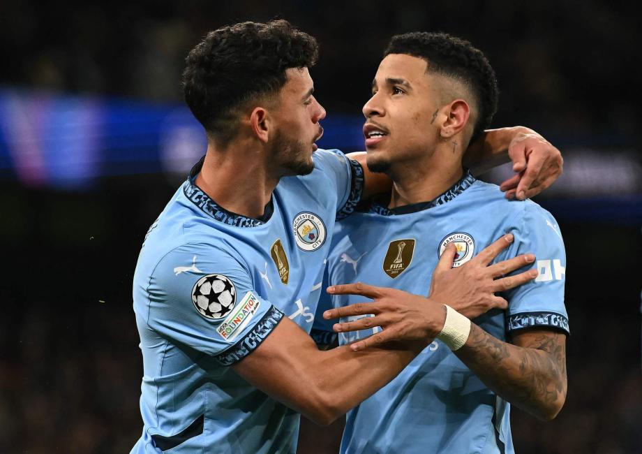 欧冠-萨维尼奥建功 曼城3-1布鲁日进淘汰赛附加赛