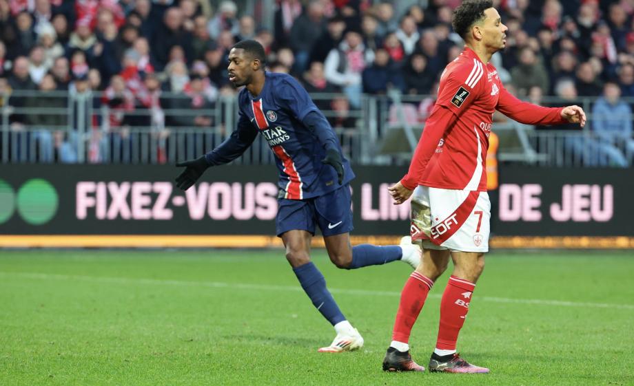 登贝莱连场帽子戏法 巴黎5-2布雷斯特