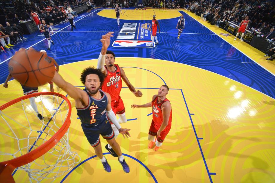 NBA全明星正赛:库里MVP 奥尼尔队夺冠