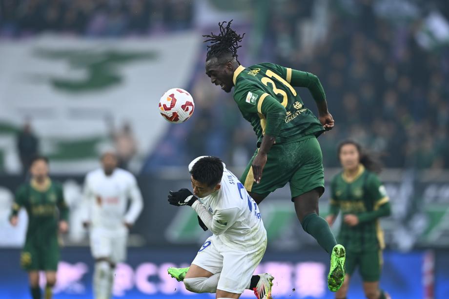 中超-弗兰克破门卡兰加进球 大连英博1-1浙江队