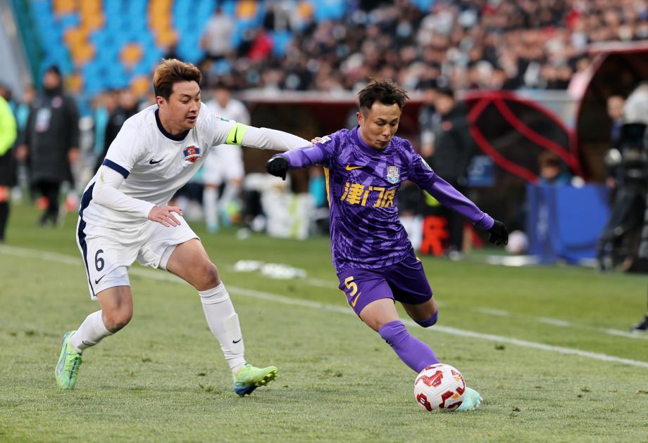 基莱斯补时双响 津门虎2-2读秒绝平梅州客家